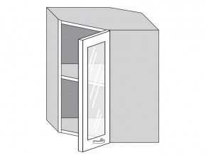 1.60.3у Шкаф настенный (h=720) угловой на 600мм со стекл. дверцей в Копейске - kopejsk.magazin-mebel74.ru | фото