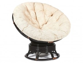 Кресло-качалка Papasan w 23/01 B с подушкой Antique brown, ткань Старт в Копейске - kopejsk.magazin-mebel74.ru | фото