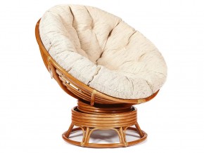 Кресло-качалка Papasan w 23/01 B с подушкой Cognac, ткань Старт в Копейске - kopejsk.magazin-mebel74.ru | фото