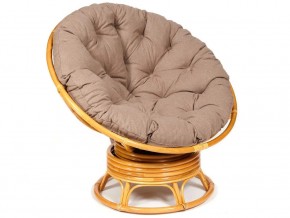 Кресло-качалка Papasan w 23/01 B с подушкой Honey, экошерсть Коричневый в Копейске - kopejsk.magazin-mebel74.ru | фото