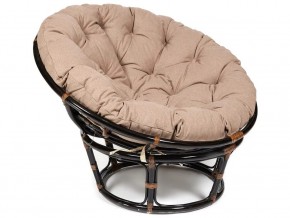 Кресло Papasan 23/01 W с подушкой Antique brown, экошерсть Коричневый в Копейске - kopejsk.magazin-mebel74.ru | фото