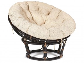 Кресло Papasan 23/01 W с подушкой Antique brown, ткань Старт в Копейске - kopejsk.magazin-mebel74.ru | фото