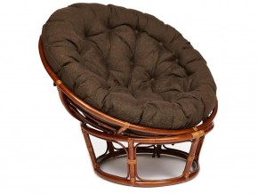 Кресло Papasan 23/01 W с подушкой Pecan, ткань Коричневый в Копейске - kopejsk.magazin-mebel74.ru | фото