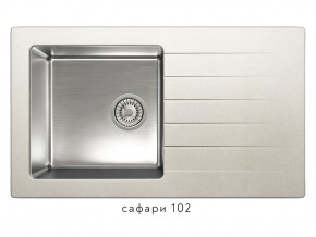 Мойка комбинированная Tolero twist TTS-860 Сафари 102 в Копейске - kopejsk.magazin-mebel74.ru | фото