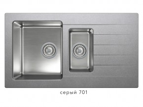 Мойка комбинированная Tolero twist TTS-890 Серый 701 в Копейске - kopejsk.magazin-mebel74.ru | фото