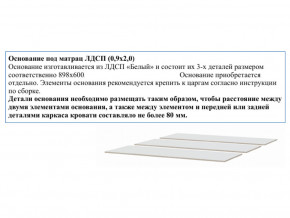 Основание из ЛДСП 0,9х2,0м в Копейске - kopejsk.magazin-mebel74.ru | фото