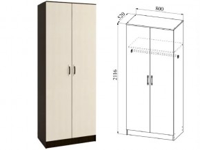 Шкаф 2 двери Ронда ШКР800.1 венге/дуб белфорт в Копейске - kopejsk.magazin-mebel74.ru | фото